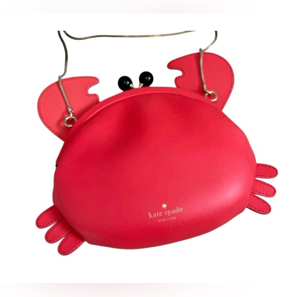 KATE SPADE MAKE A SPLASH GERANIUM CRAB CROSSBODY - Picture 7 of 11